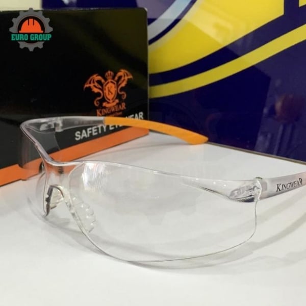 Kính Bảo Hộ Kingwear KY2221 Chống Tia UV Siêu Nhẹ, Chống Va Đập, Chống Trầy Xước