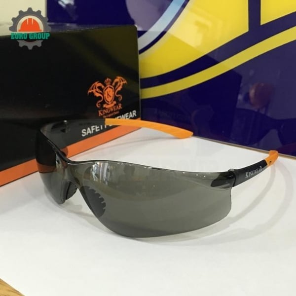 Kính Bảo Hộ Kingwear KY2222 Chống Tia UV Mắt Kính Màu Khói, Chống Va Đập, Chống Trầy Xước
