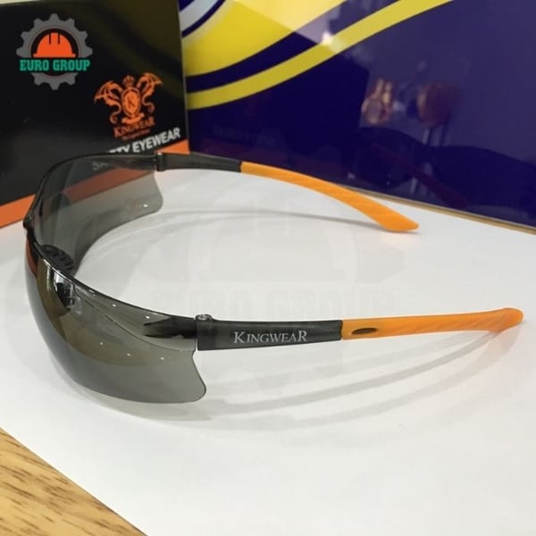 Kính Bảo Hộ Kingwear KY2222 Chống Tia UV Mắt Kính Màu Khói, Chống Va Đập, Chống Trầy Xước