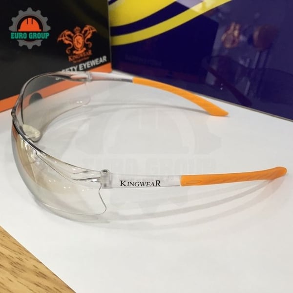 Kính Bảo Hộ Kingwear KY2223 Chống Tia UV Phủ Bóng, Chống Va Đập, Chống Trầy Xước