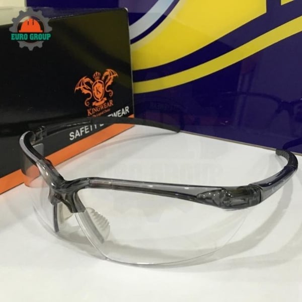 Kính Bảo Hộ Kingwear KY711 Chống Tia UV Chống Va Đập, Chống Trầy Xước