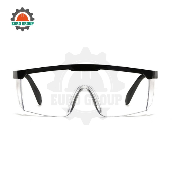 Kính Bảo Hộ Lao Động Gọng Đen Không Tem 885 Chống Bụi, Chống Trầy Xước