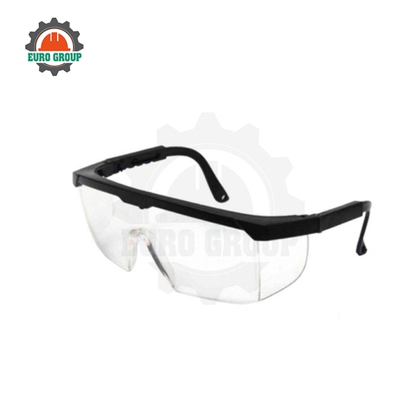 Kính Bảo Hộ Lao Động Gọng Đen Không Tem 885 Chống Bụi, Chống Trầy Xước