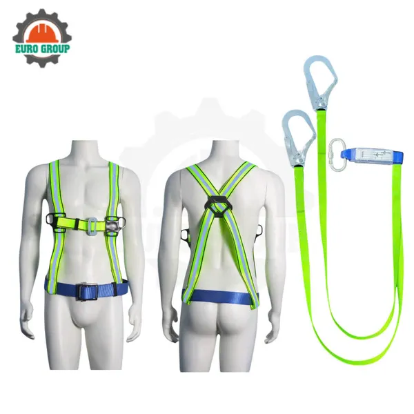 Dây đai bán thân KV4 khóa vuông 2 móc dây bẹ giảm xóc