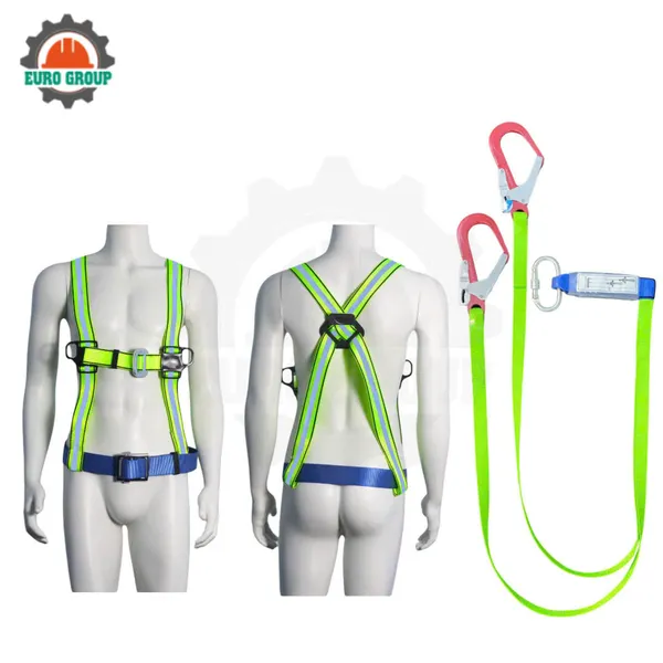 Dây đai bán thân KV4 khóa vuông 2 móc dây bẹ giảm xóc