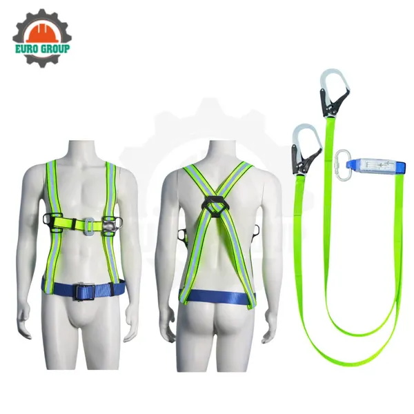 Dây đai bán thân KV4 khóa vuông 2 móc dây bẹ giảm xóc