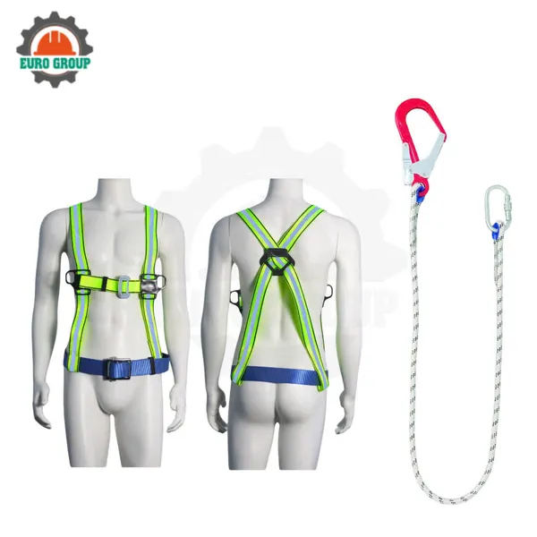 Dây đai bán thân KV5 khóa vuông 1 móc dây thừng