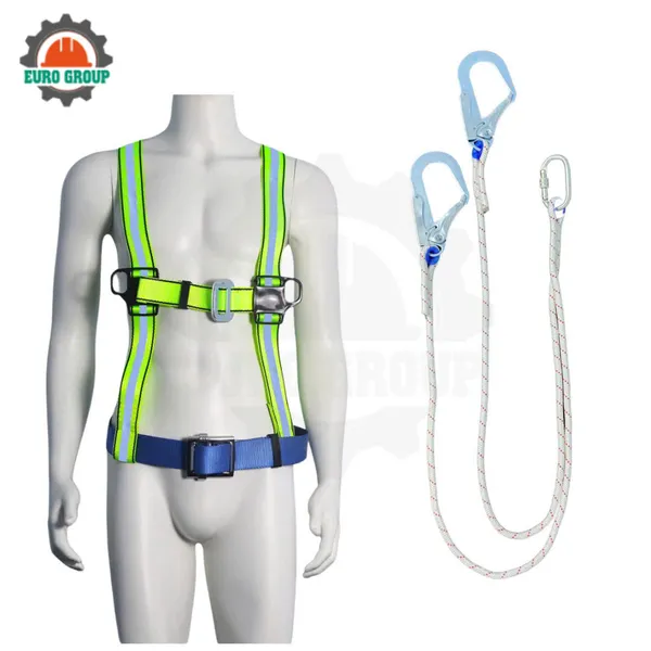 Dây đai bán thân KV6 2 móc sắt dây thừng