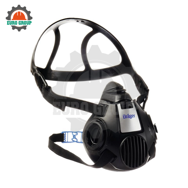 Mặt Nạ Nửa Mặt Dräger X-plore 3500 DrägerFlex Mềm Mại, Đai FlexiFit, Thiết Kế Tháo Lắp Nhanh