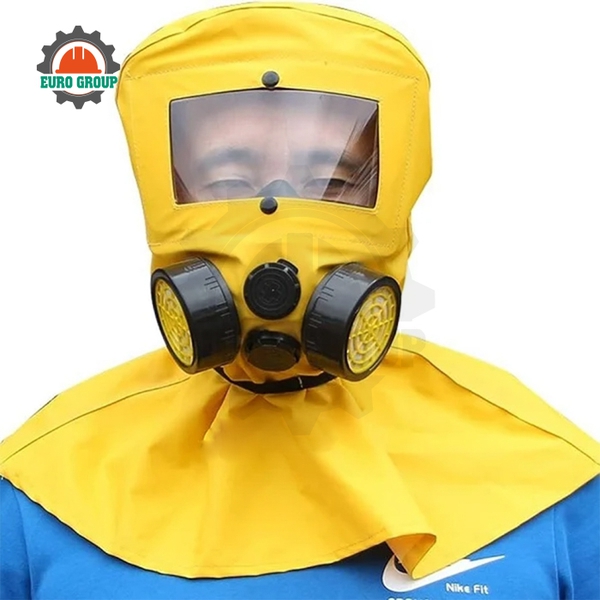 Mặt Nạ Trùm Đầu Chống Hóa Chất Blue Eagle NP312 Bảo Vệ Toàn Đầu Trong Môi Trường Hóa Chất
