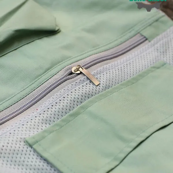 Áo ghi lê kỹ sư Hoà Bình cao cấp – Phản quang an toàn, 9 túi tiện lợi