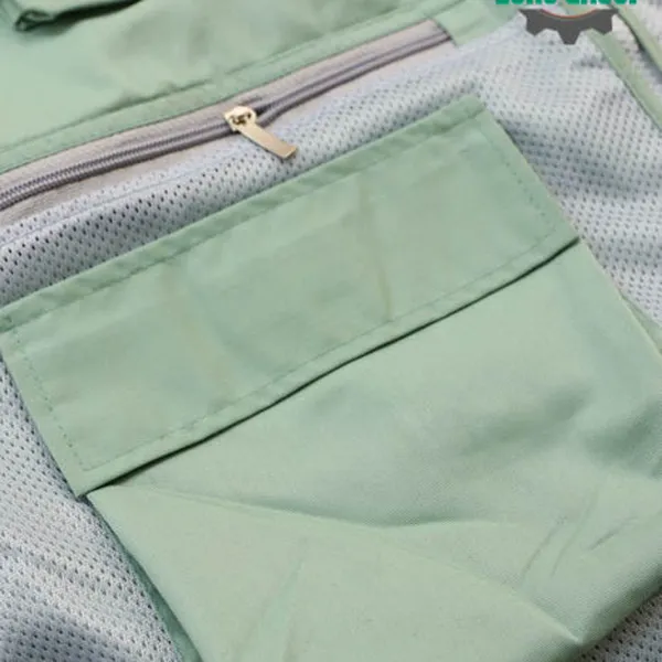 Áo ghi lê kỹ sư Hoà Bình cao cấp – Phản quang an toàn, 9 túi tiện lợi