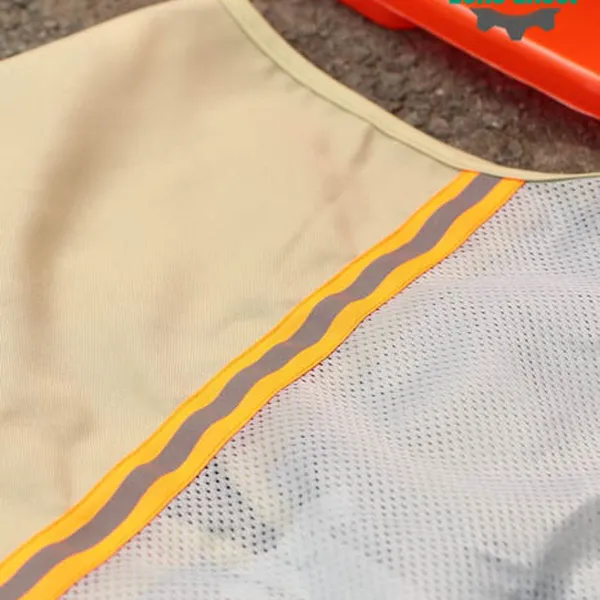 Áo ghi lê kỹ sư vải kaki thành công – Phản quang an toàn, form đứng dáng