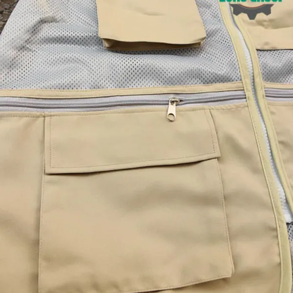 Áo ghi lê kỹ sư vải kaki thành công – Phản quang an toàn, form đứng dáng