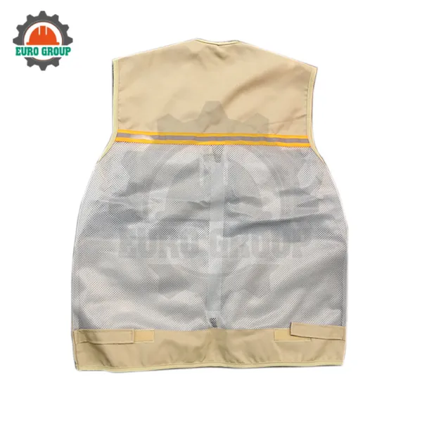 Áo ghi lê kỹ sư vải kaki thành công – Phản quang an toàn, form đứng dáng