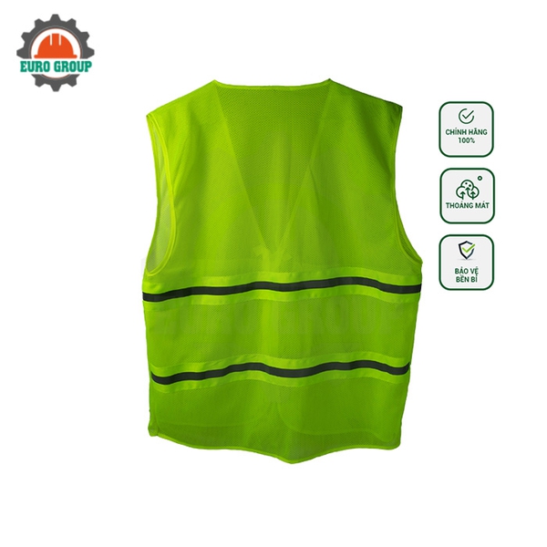 Áo phản quang Hà Nội 1 khóa kéo