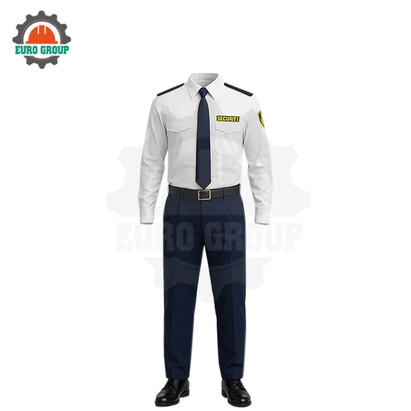 Đồng phục bảo vệ trắng cao cấp mẫu 4