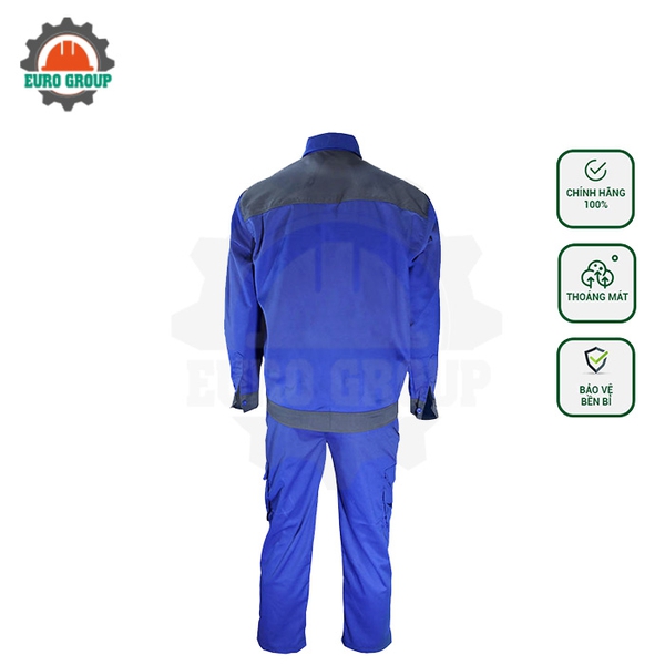 Đồng phục công nhân phối màu vải kaki cao cấp