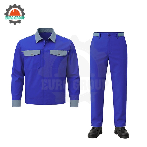 Đồng phục kỹ sư xanh bích phối màu môn