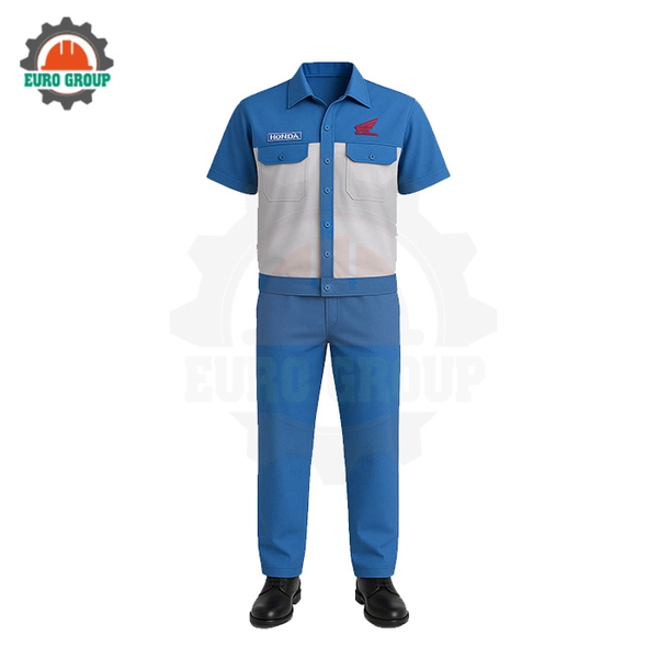 Đồng phục kỹ thuật viên Honda vải kaki 65/35