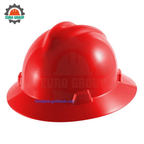 Mũ bảo hộ vành rộng MSA V-Gard đỏ