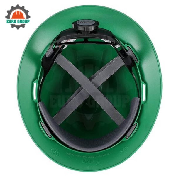 Mũ bảo hộ vành rộng MSA V-Gard xanh lá