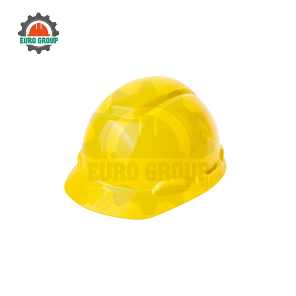 Nón Bảo Hộ 3M H702R Vàng Không Lỗ Thoáng Khí Chống Va Đập, Hỗ Trợ Cách Điện