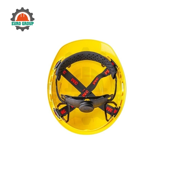 Nón Bảo Hộ 3M H702R Vàng Không Lỗ Thoáng Khí Chống Va Đập, Hỗ Trợ Cách Điện