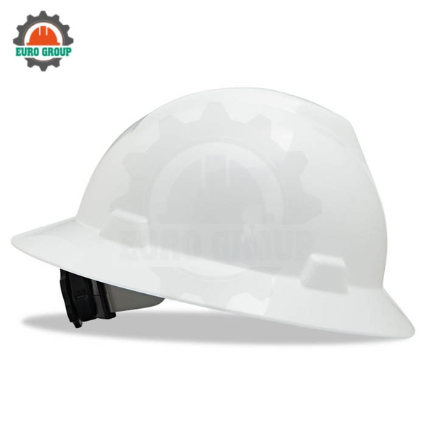 Mũ bảo hộ vành rộng MSA V-Gard trắng