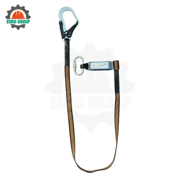 N11 - Dây bẹ sọc nâu 1 móc thép giảm xóc đen chịu lực cao