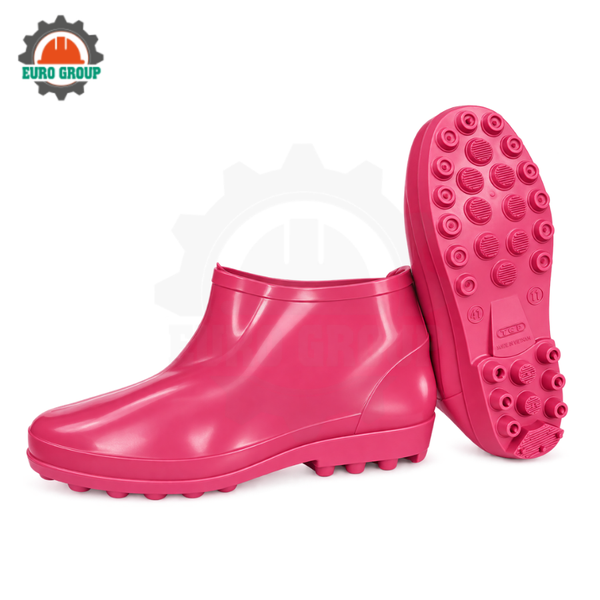Ủng Lùn TGP PVC Thấp Cổ Cho Nữ Chống Nước Chống Trơn