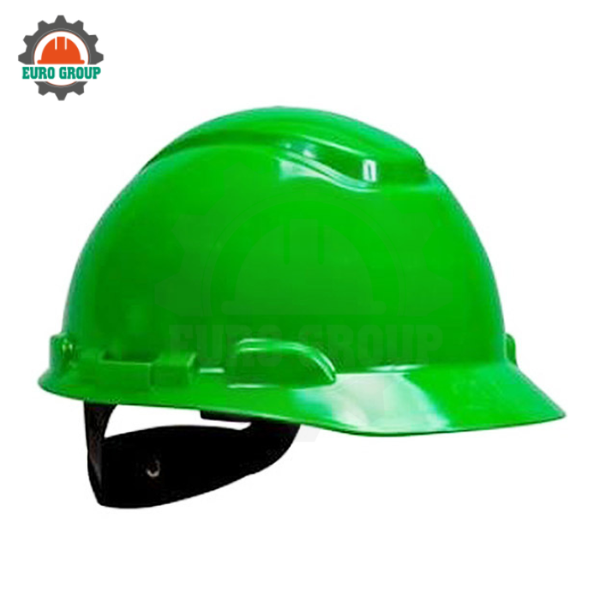Nón Bảo Hộ 3M H704R Xanh Lá Không Lỗ Thoáng Khí Chống Va Đập, Cách Điện Đến 20.000V