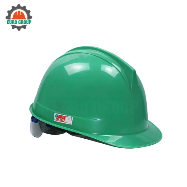 Nón bảo hộ an toàn công nghiệp N02 màu xanh rêu