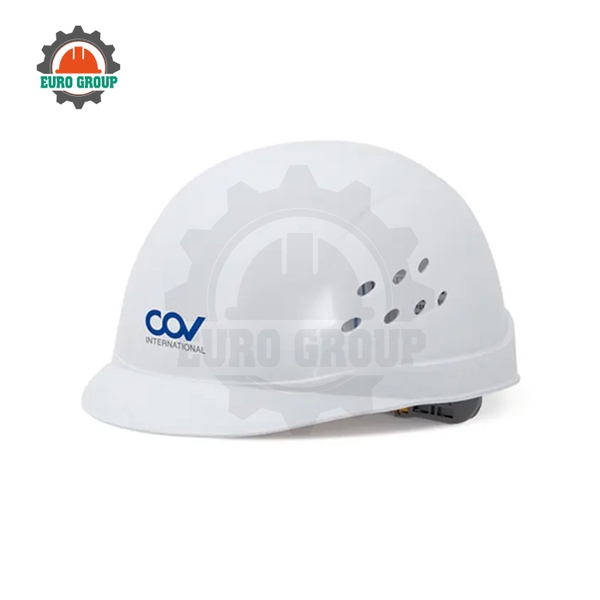 Nón Bảo Hộ Lao Động COV HF-008 Nhựa PP Chống Cháy, Thoáng Khí Chống Nóng
