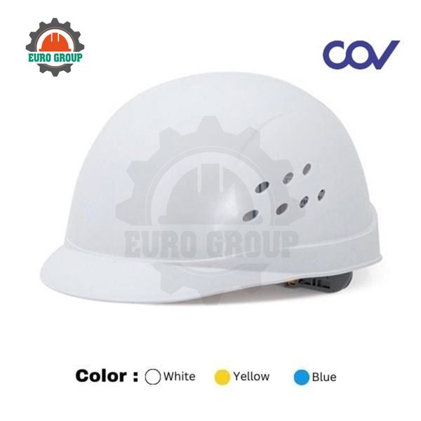 Nón Bảo Hộ Lao Động COV HF-008 Nhựa PP Chống Cháy, Thoáng Khí Chống Nóng