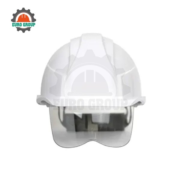 Mũ Bảo Hộ Lao Động VINAH E002 Có Kính Chống Tia UV, Chống Bụi