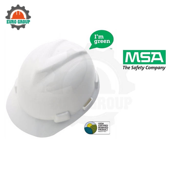 Mũ bảo hộ MSA V-Gard trắng