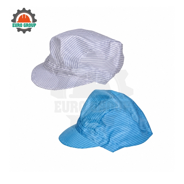 Mũ Lưỡi Trai Chống Tĩnh Điện Phòng Sạch Có Lưới Vải Polyester