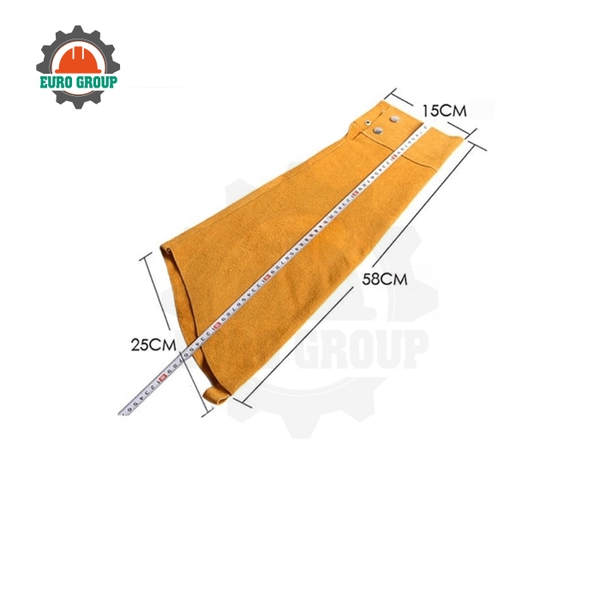 Ống Tay Da Bò Hai Lớp Dài Chống Nhiệt Bảo Vệ Tay