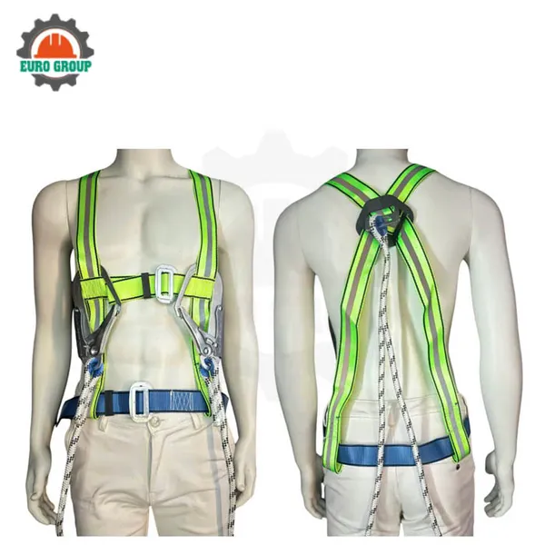 Dây đai bán thân P14 2 móc sắt dây thừng liền thân