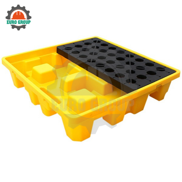 Pallet Nhựa Chống Tràn BlueZEIZ BlueSD-1D HDPE Dung Tích 43L