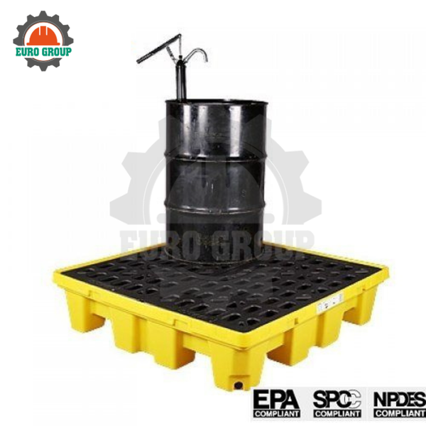 Pallet Nhựa Chống Tràn SYSBEL SPP104 260L LLDPE Cho 4 Phuy