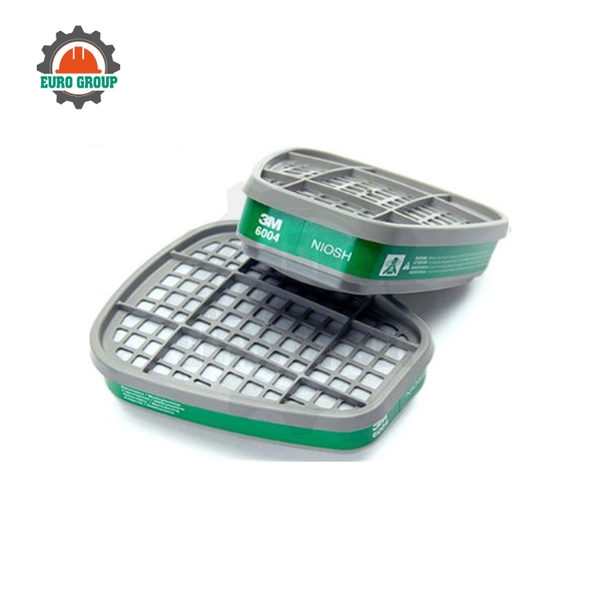 Phin Lọc Amoniac Methylamine 3M 6004 Lọc Hơi Hóa Chất, Bảo Vệ Hô Hấp Hiệu Quả