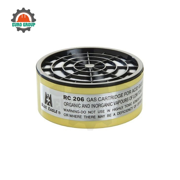 Phin Lọc Blue Eagle RC206 Lọc Khí Hữu Cơ, Vô Cơ Và Khí Axit Nồng Độ Thấp