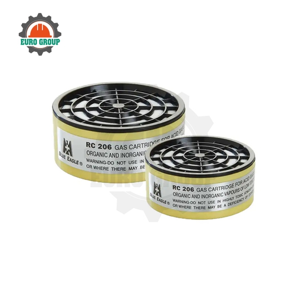 Phin Lọc Blue Eagle RC206 Lọc Khí Hữu Cơ, Vô Cơ Và Khí Axit Nồng Độ Thấp
