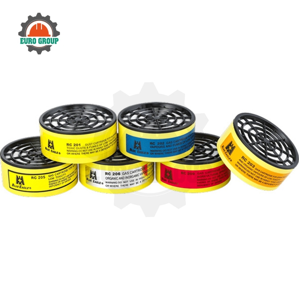 Phin Lọc Blue Eagle RC206 Lọc Khí Hữu Cơ, Vô Cơ Và Khí Axit Nồng Độ Thấp