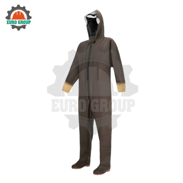 Quần Áo Bảo Hộ 21 Nâu Cho Công Nhân Lao Động