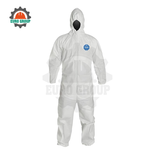 Quần Áo Chống Hóa Chất Chống Bụi Dupont Tyvek 400 Chống Bụi, Chống Tĩnh Điện Hiệu Quả