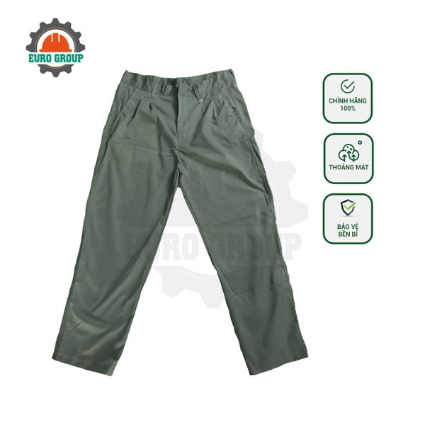 Quần đồng phục công nhân kaki chéo 2/1