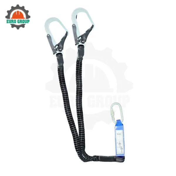 R10 - Dây thun đàn hồi đen 2 móc thép giảm xóc xanh chịu tải 2000kg